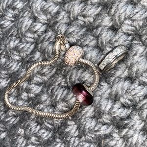 Pandora bracelet with ring